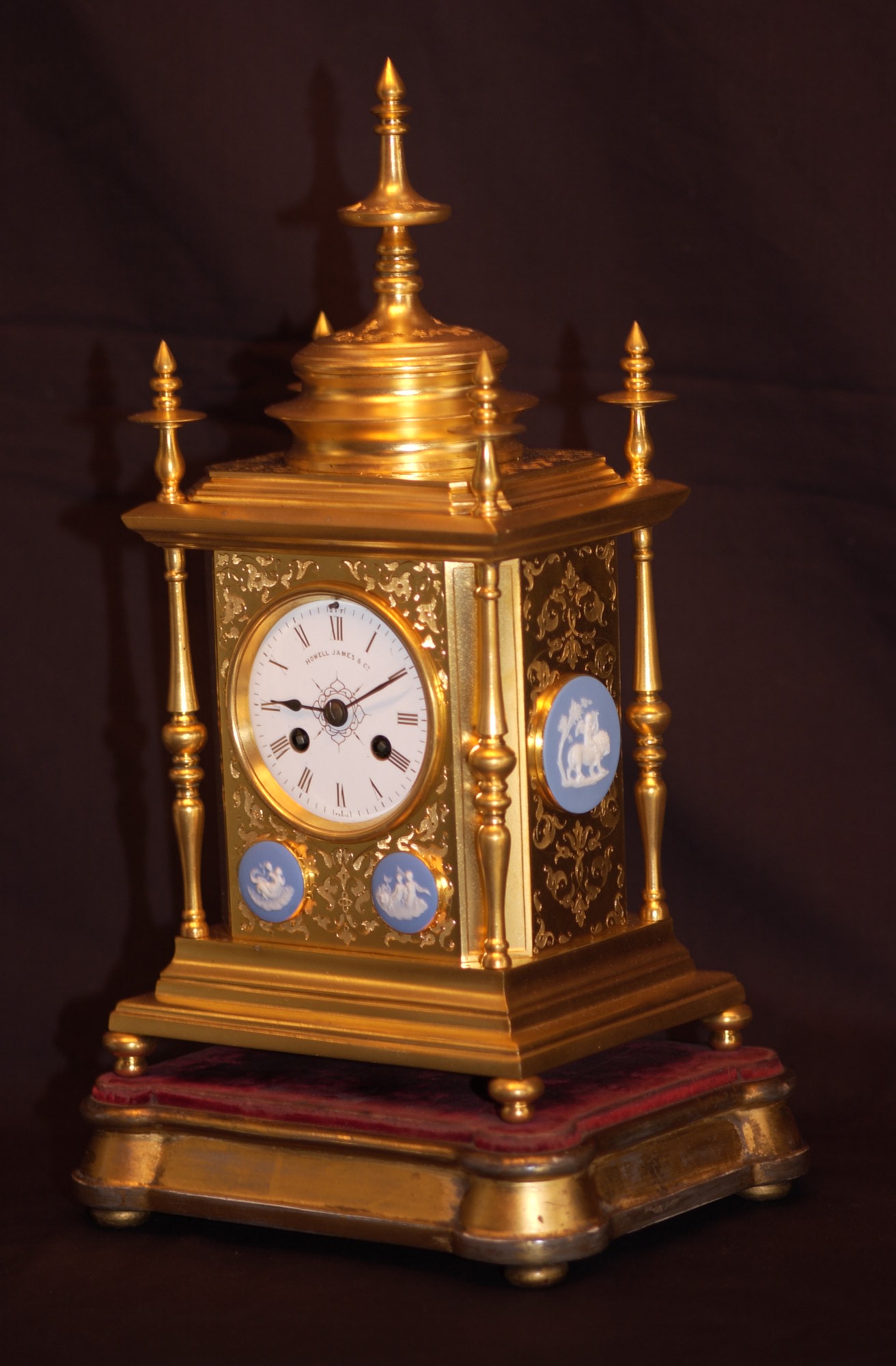 Click for larger version of HOWELL & JAMES JASPERWARE ORMOLU Image 1